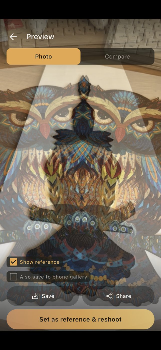 Photo review screenshot